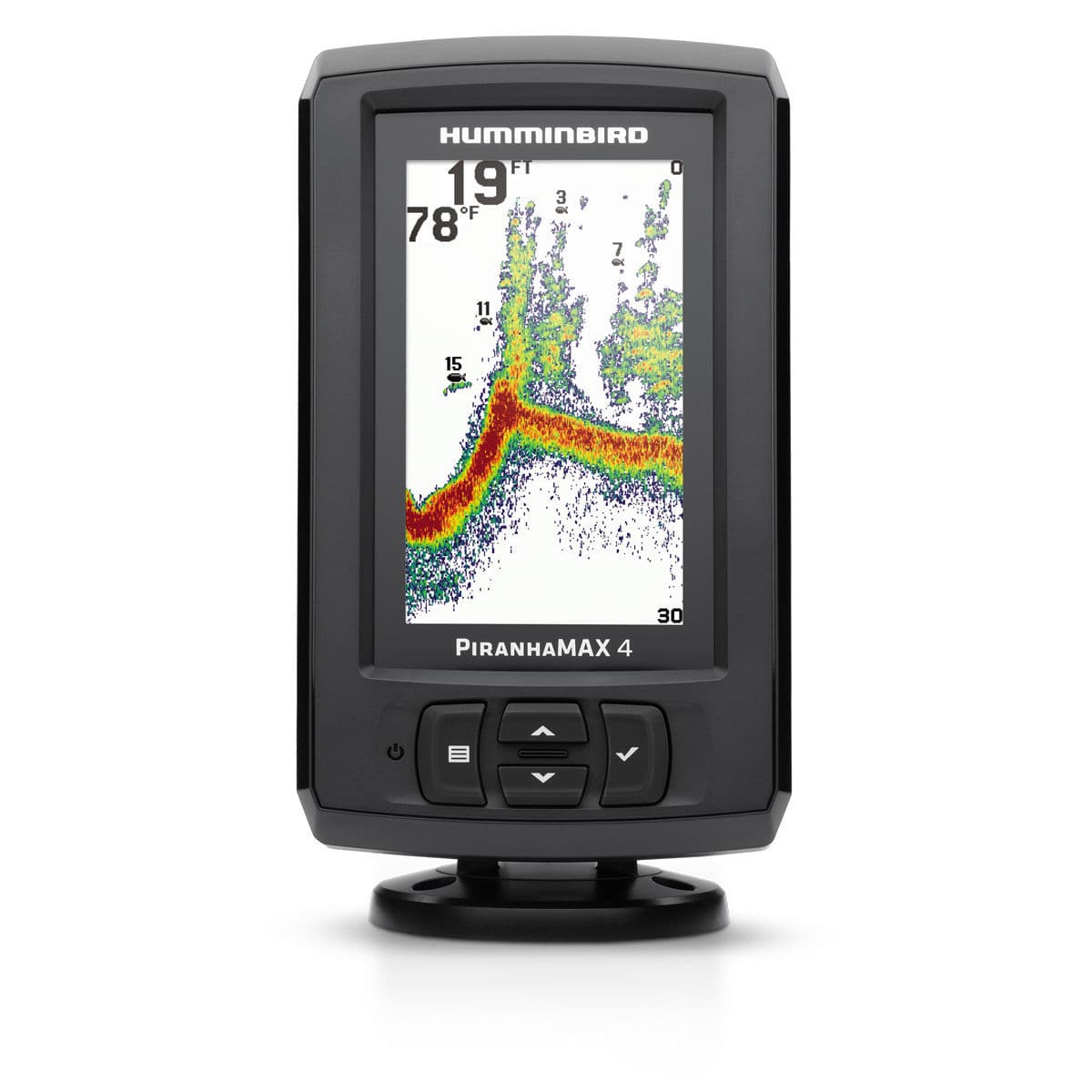 Boat fish finder PiranhaMAX 4 Humminbird color / portable