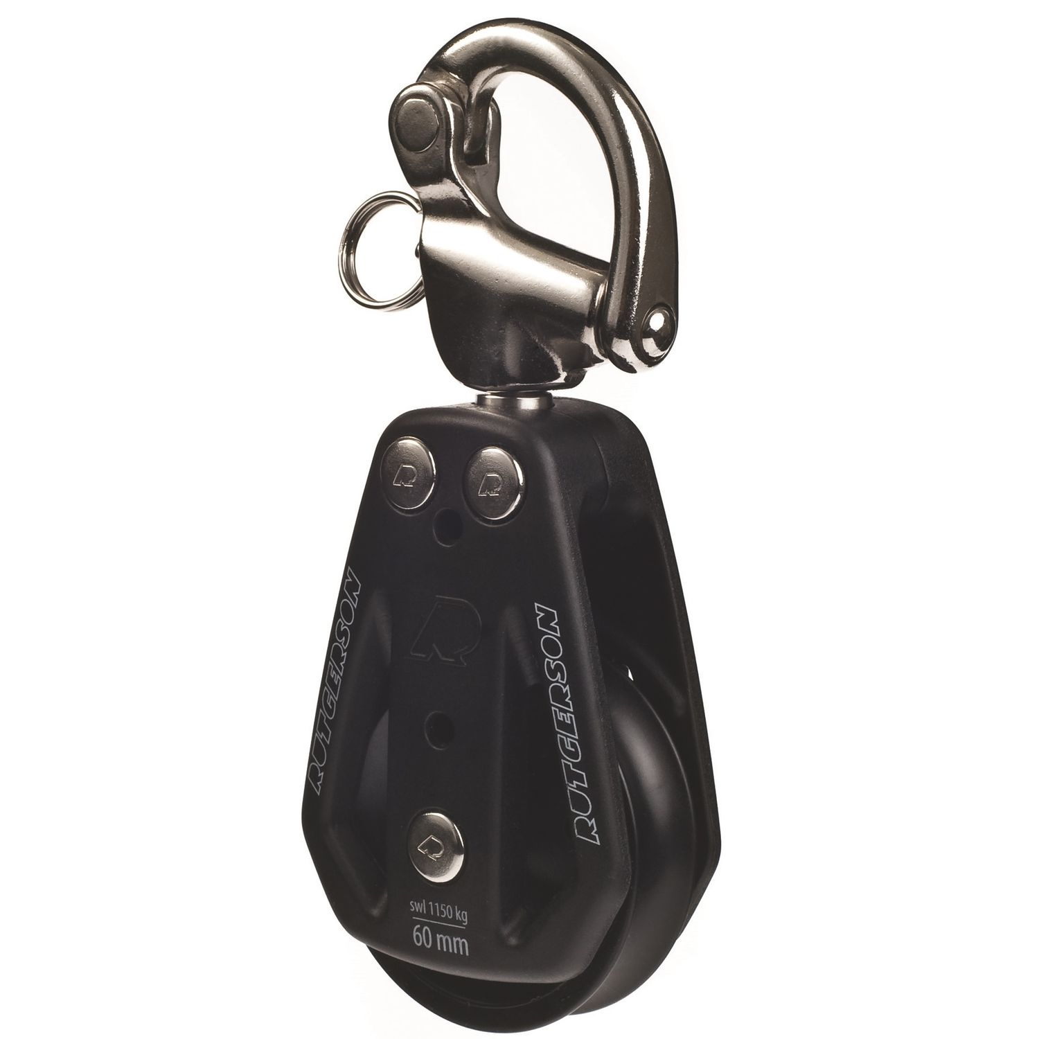 Single block - B300301BS - Rutgerson - snatch / with snap shackle ...