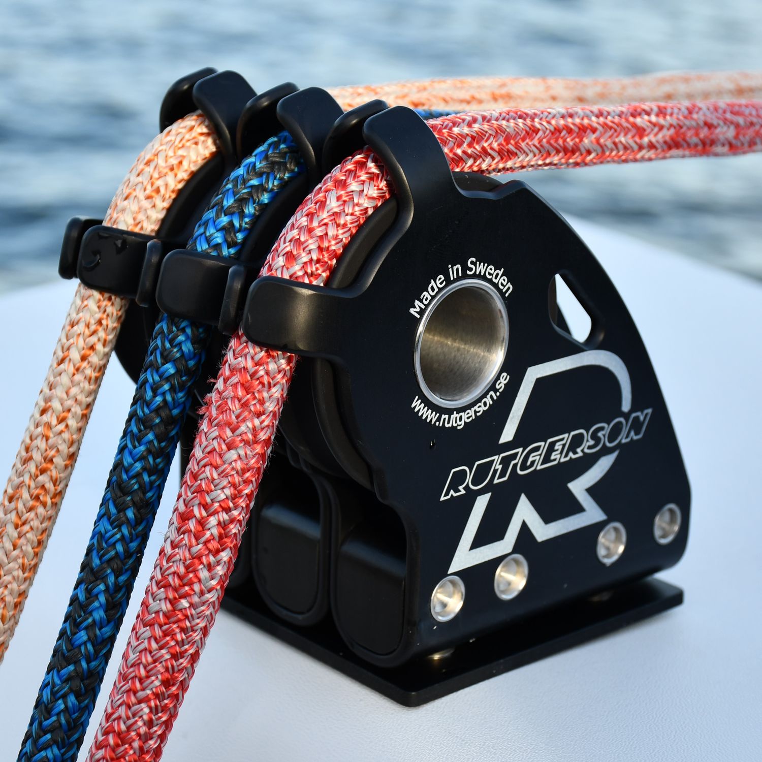 Triple block B409083 Rutgerson friction / roller bearing / max. rope ø 14 mm