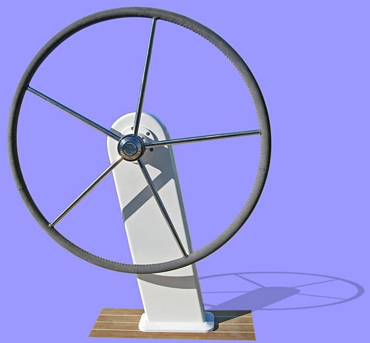 Ajustable tilt steering wheel pedestal WP800 Jefa for sailboats