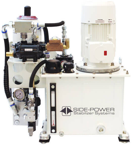Boat hydraulic power unit SidePower for stabilizer systems