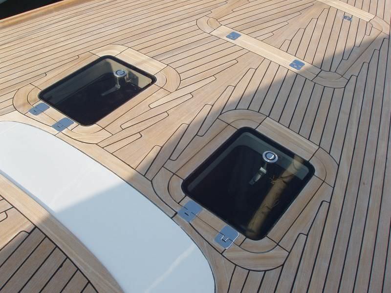 Boat deck hatch VA Solimar square / flush