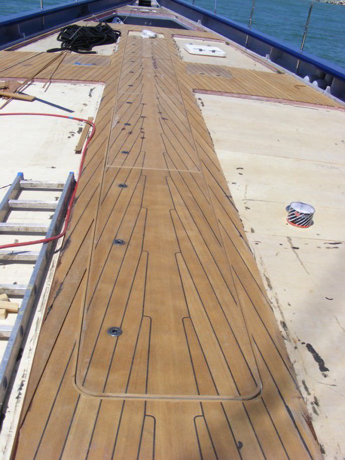 Boat deck hatch Solimar square / opening / custom