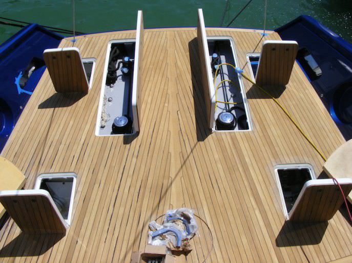 Boat deck hatch Solimar square / opening / custom