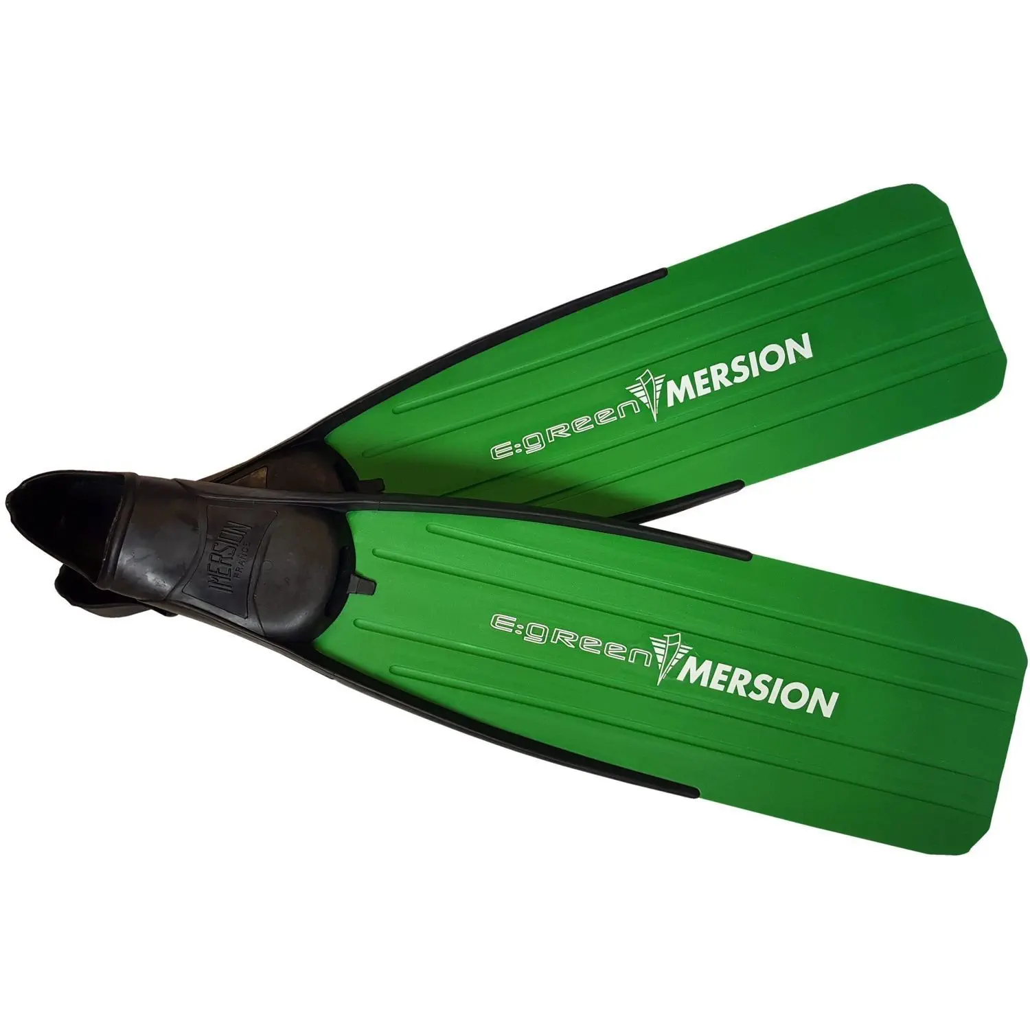 Spearfishing fins - E:GREEN - Imersion - rubber / full-foot / adjustable