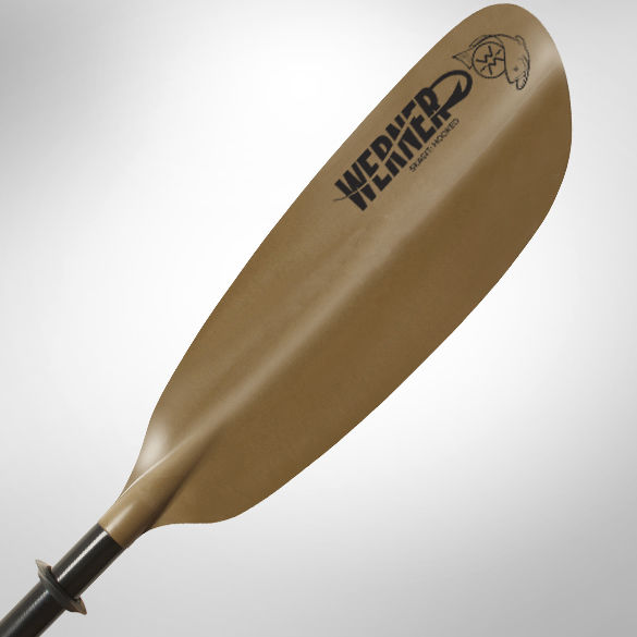 Kayak paddle SKAGIT HOOKED Werner Paddles fishing / asymmetrical