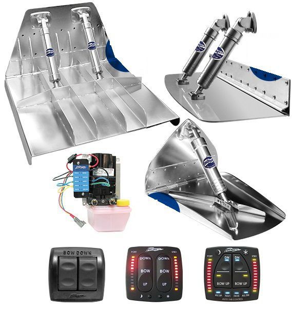 Hydraulic trim tab Premier Line XPT/BXT/SST Marine for boats / stainless steel