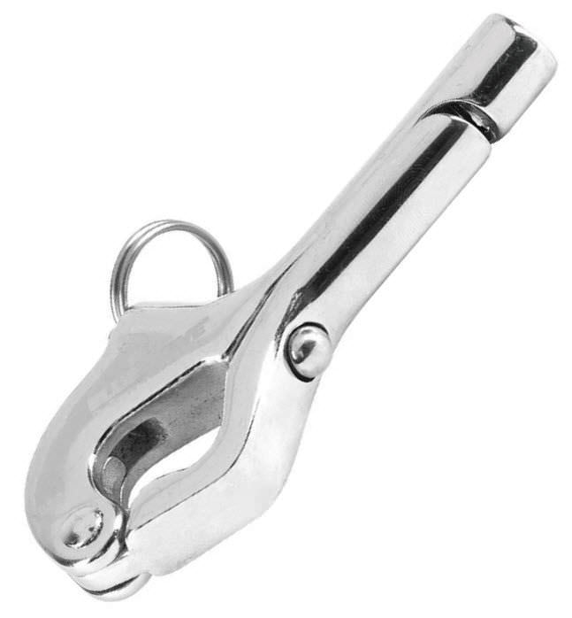 Sailboat lifeline terminal Gate Blue wave rigging hardware