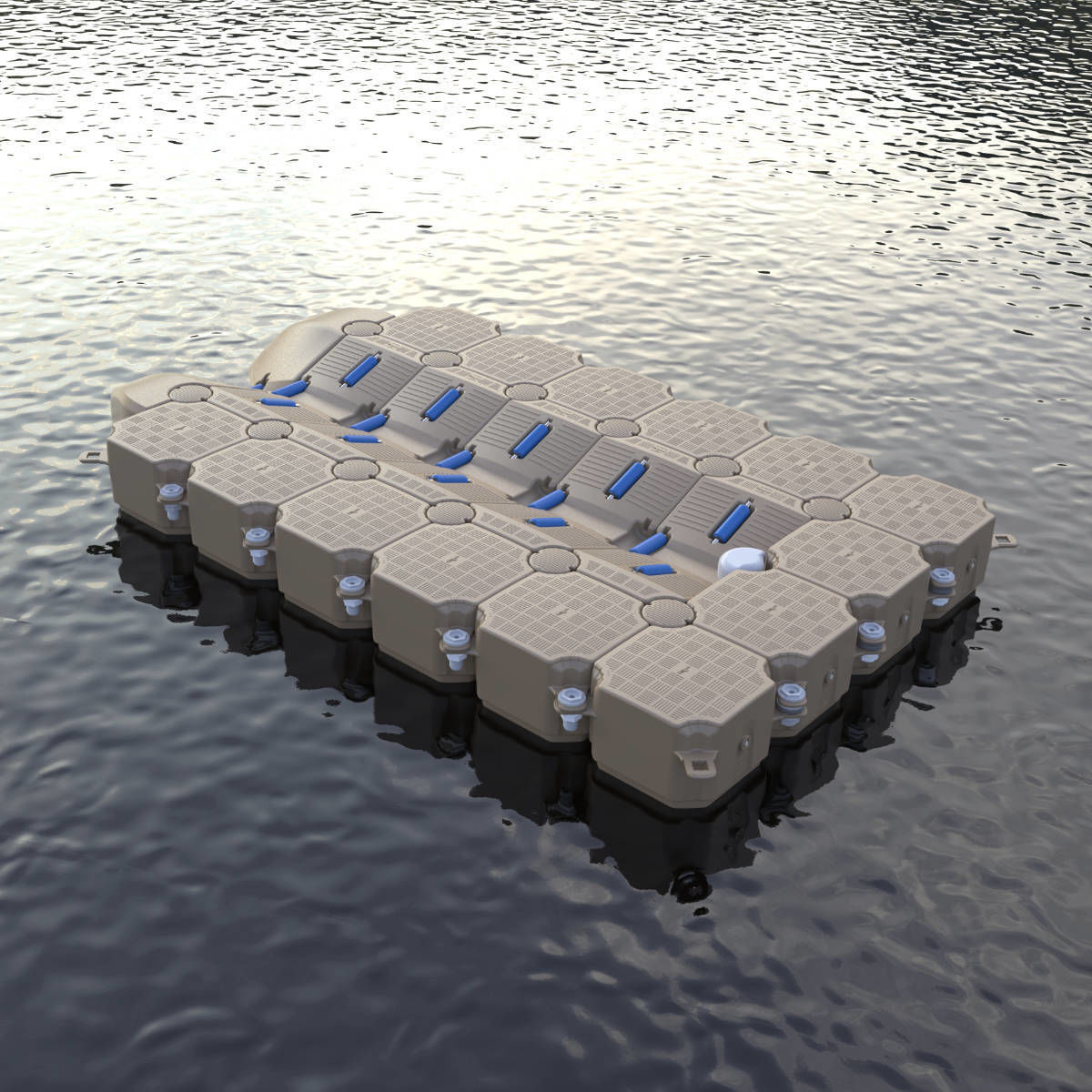 Floating Drive Module Floating dock - PWC - CANDOCK - modular / drive-on / for marinas