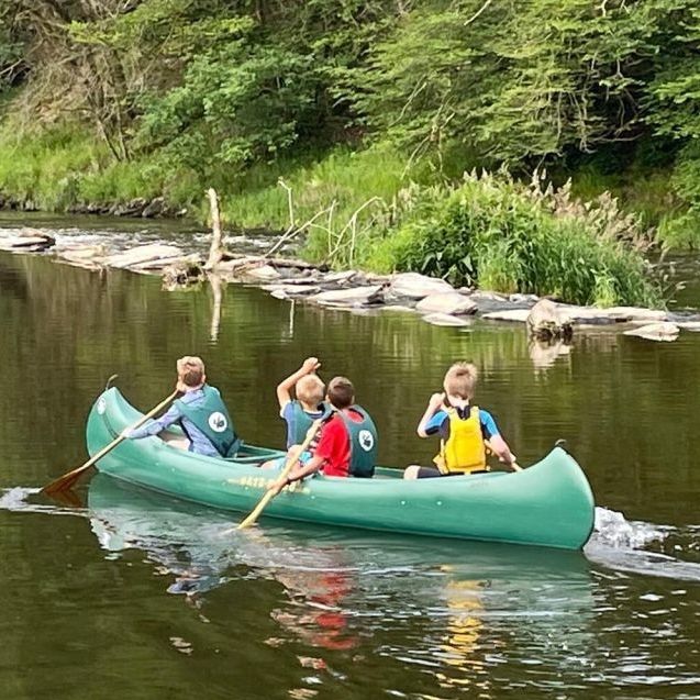 Multi-use canoe - CHEROKEE 527 PE ECO - Gatz Kanus - 2-person / adult / red