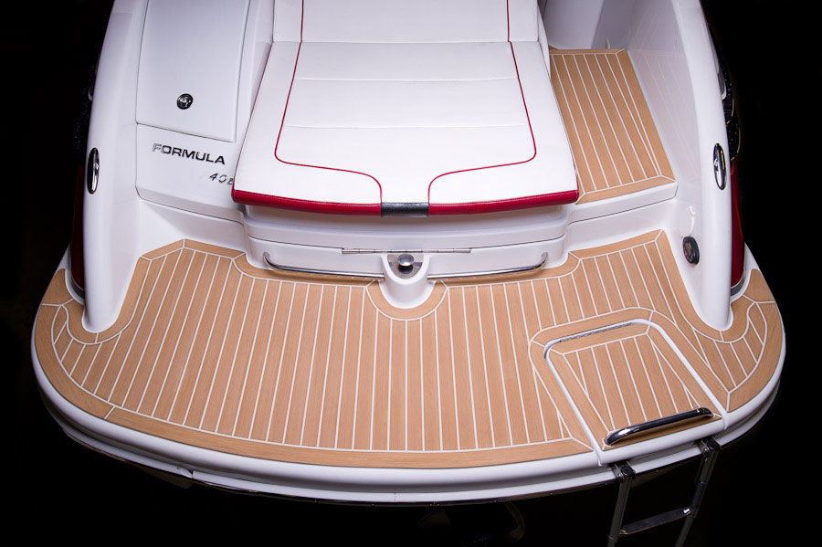 Boat decking panel FLEXITEEK Flexiteek International AB synthetic