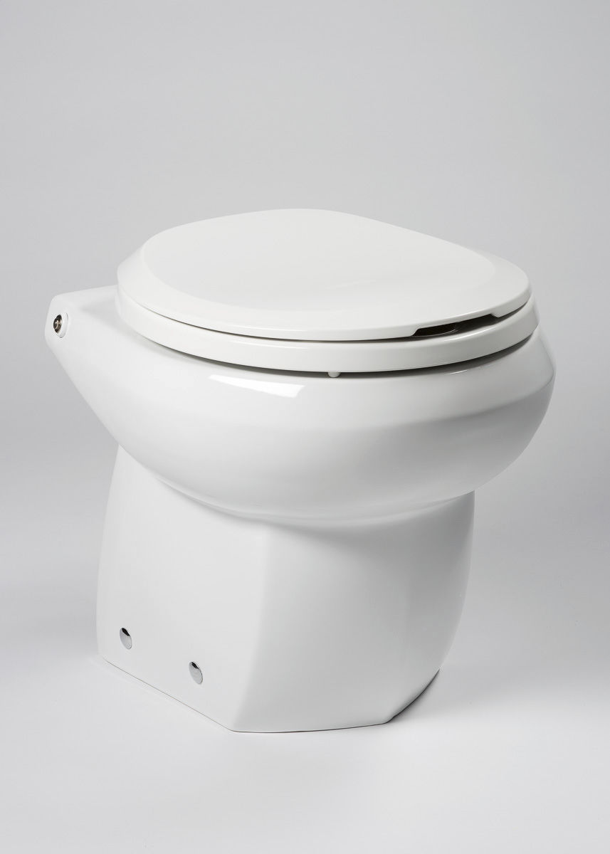 Yacht toilet Espresso HeatHunter gravity flush