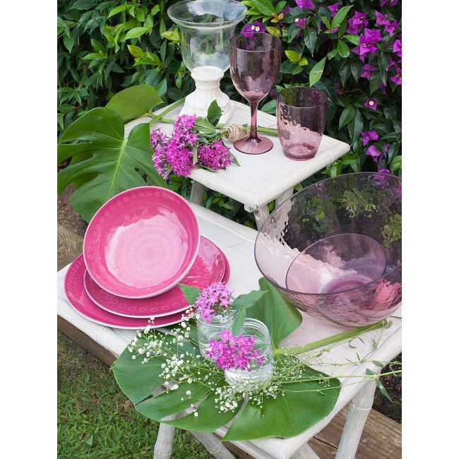 Melamine tableware for boats ROSETTE PURPLE Marine Business