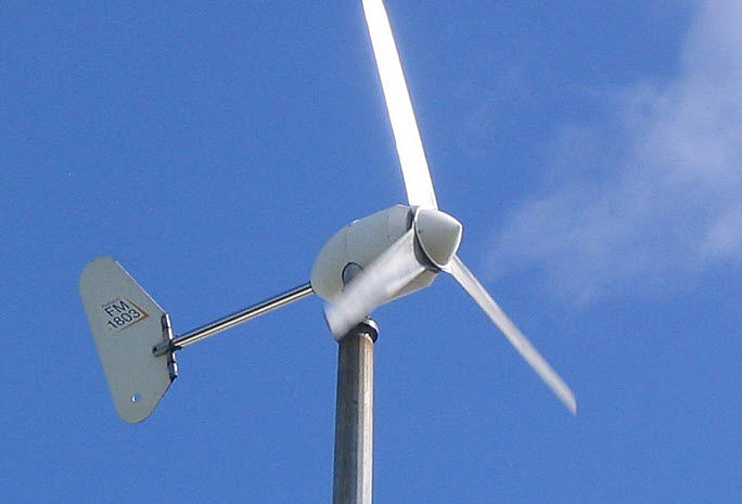 Boat wind turbine - RUTLAND 1803-2 - Marlec Engineering - 24V / 12V