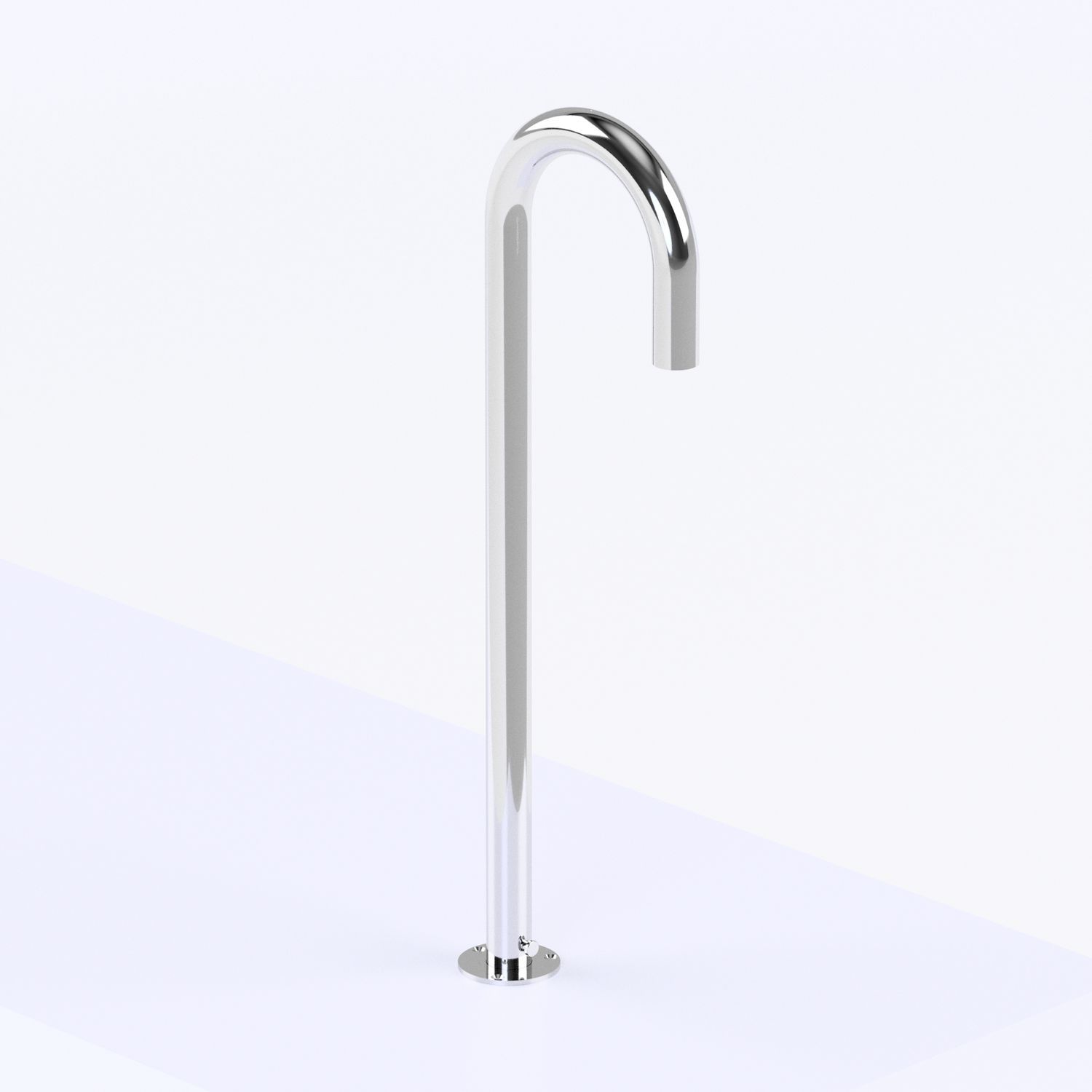 Boat handle 1810K Nautinox stainless steel / flush