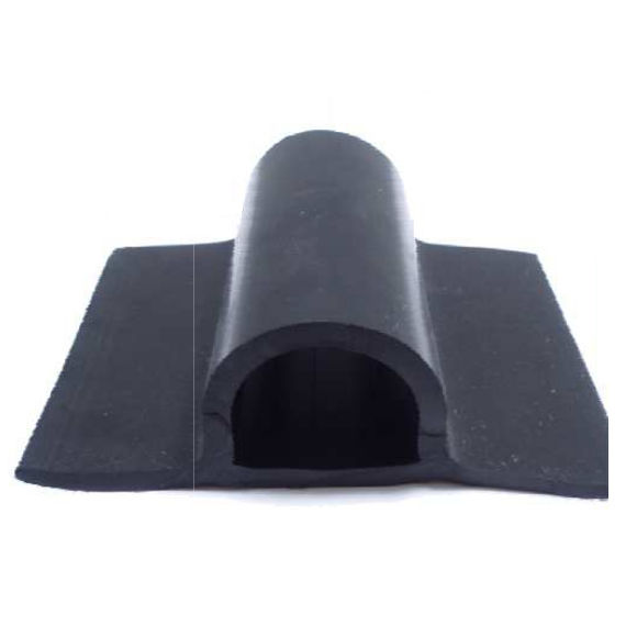 Inflatable boat rub rail TUNNEL BLACK ORCA by Pennel & Flipo