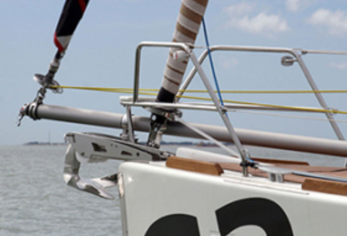 Sailboat bowsprit - Sparcraft R.D.M. - aluminum