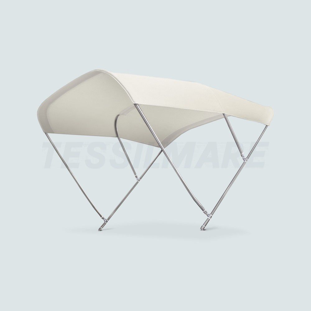 Boat Bimini top BIMINI INOX Tessilmare cockpit / stainless steel