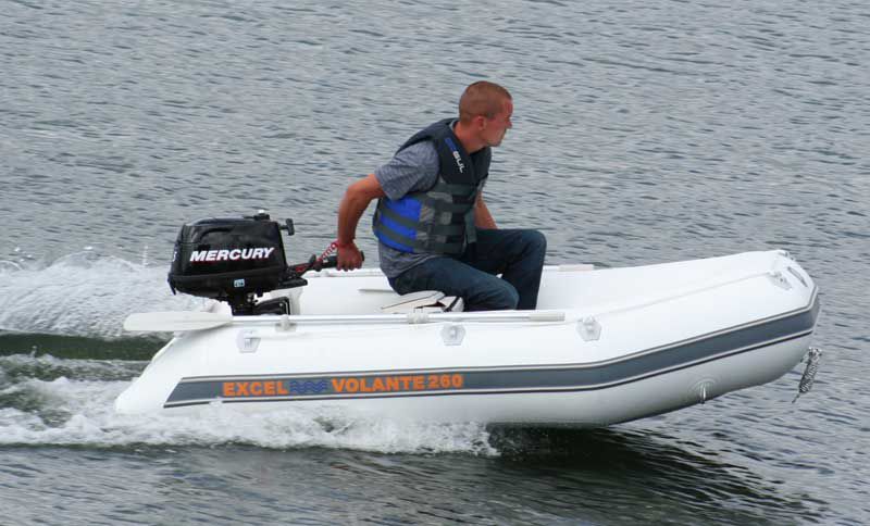 Outboard inflatable boat - VOLANTE SD260 - Excel Inflatables - 3-person ...