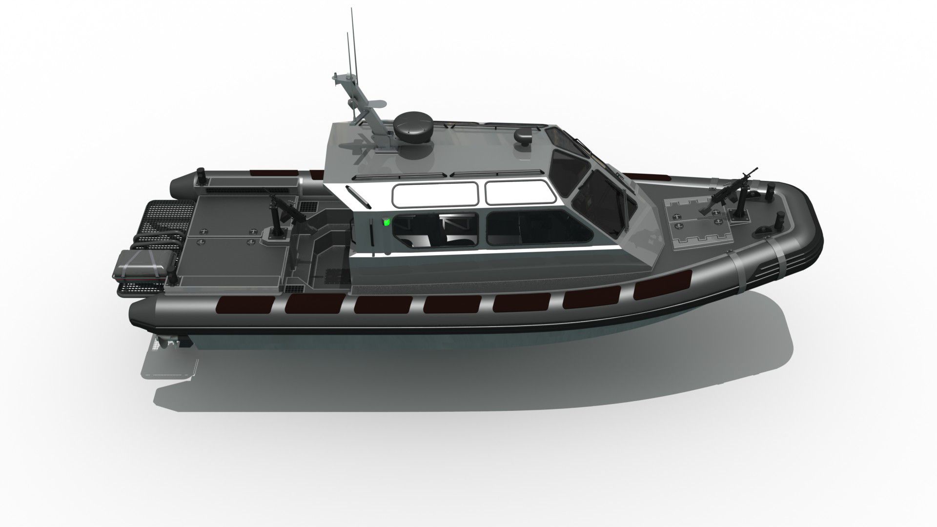 Patrol boat - MRCD950 - Madera Ribs - inboard / diesel / rigid hull ...