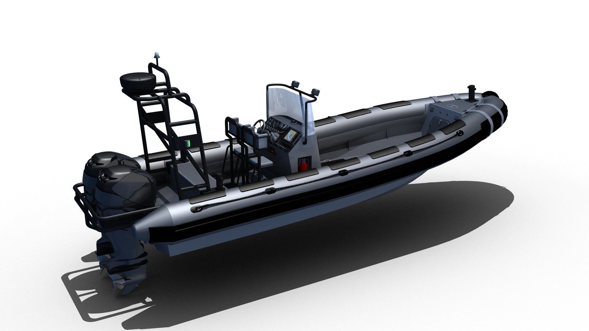 Utility Rib Boats Utility boat - MR800 - Madera Ribs - outboard / rigid hull inflatable boat