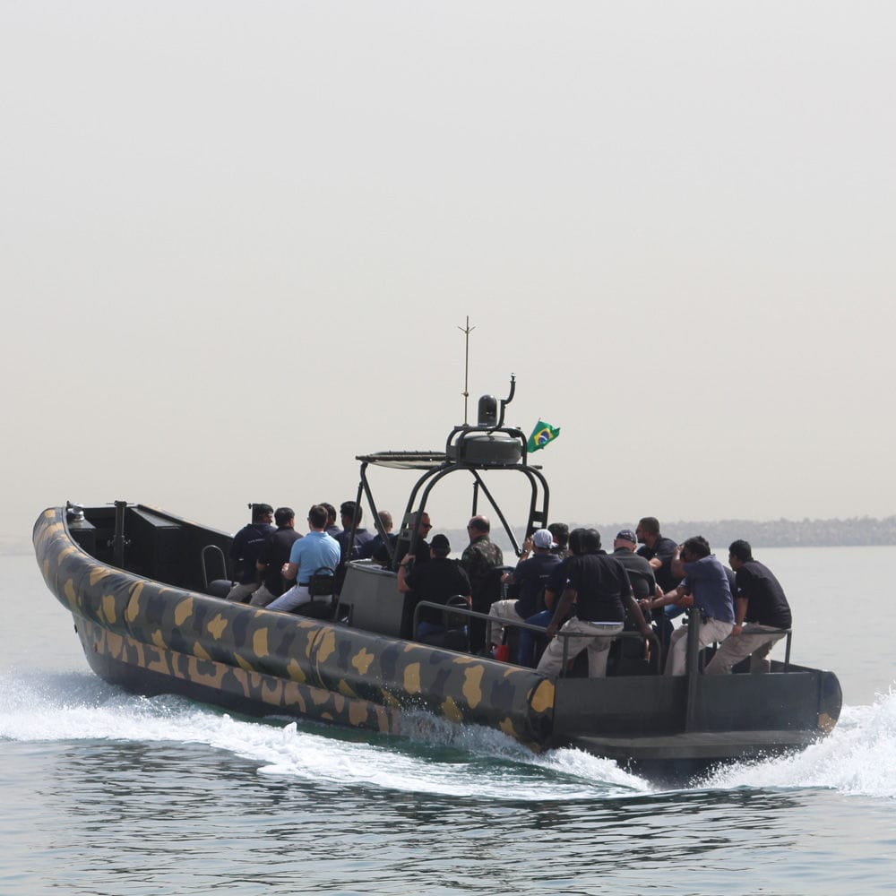 Hydrojet inflatable boat Riverine 12 M ASIS BOATS RHIB / hard