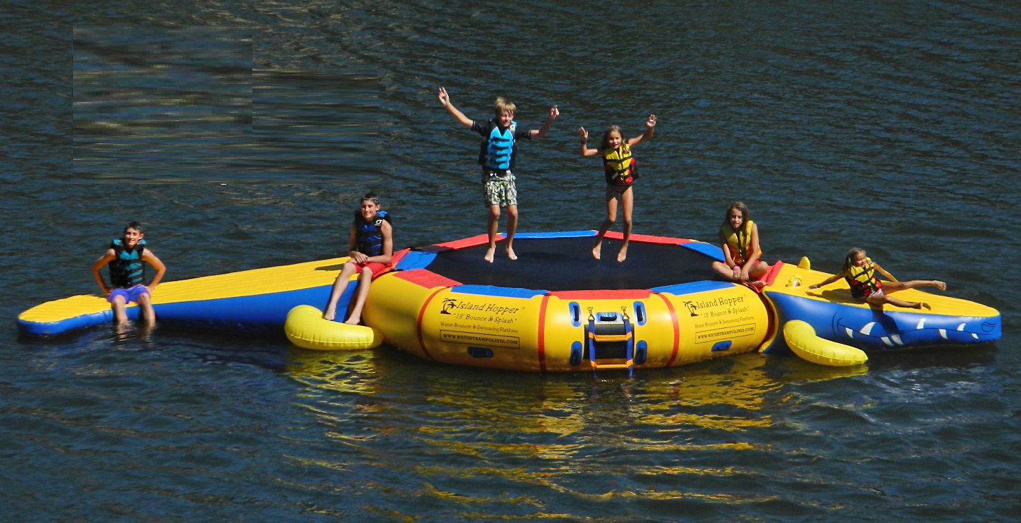 Slide water toy 13′ Gator Monster Aqua Sports Technology Island