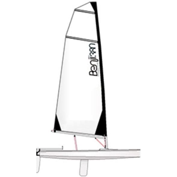 Singlehanded sailing dinghy benji 380 XC2 Trophy jn Gehull