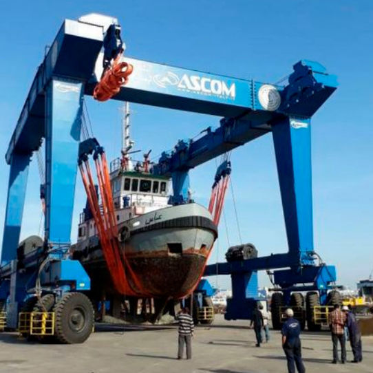 Remotely controlled travel lift BHT 1500 ABI Trailers for heavy