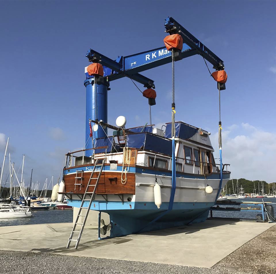 Ship crane JIB 15 4 HOISTS S.p.A port / for shipyard