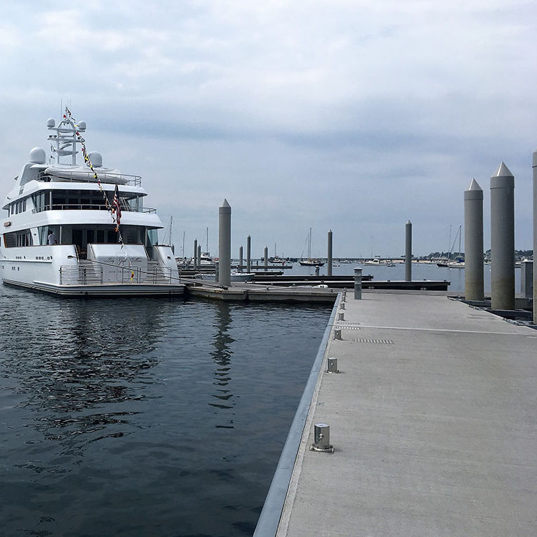 Mooring dock SF 1200 series SF Marina for marinas / concrete / custom