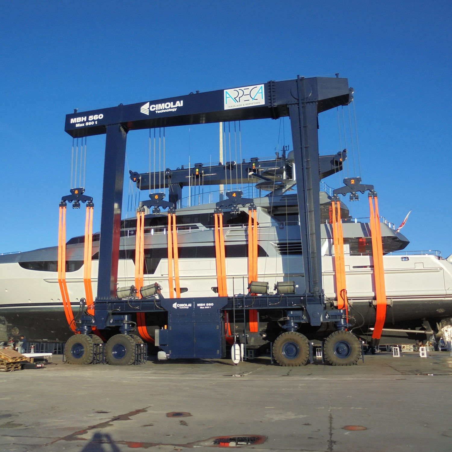 Remotely controlled travel lift MBH 560 CIMOLAI TECHNOLOGY SPA