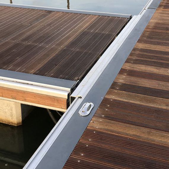 Composite dock decking Duct Cover Dura Composites Marine GRP