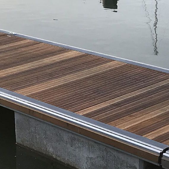 Composite dock decking Duct Cover Dura Composites Marine GRP