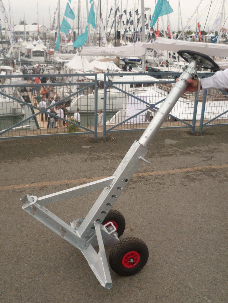 Adjustable boat stand PARKUP EVO Nautipark collapsible / galvanized steel