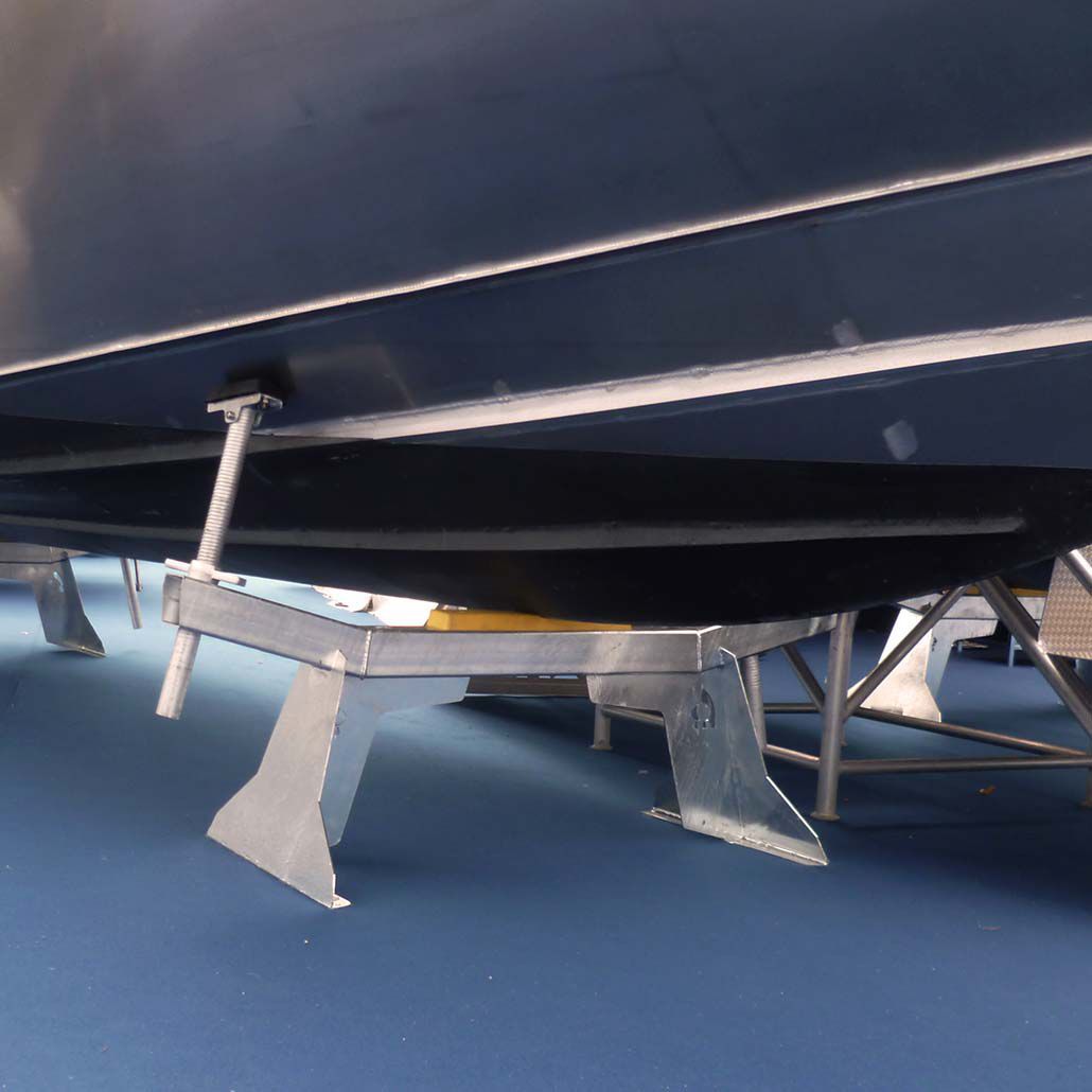 Motor boat cradle / adjustable QUICK SUP Nautipark