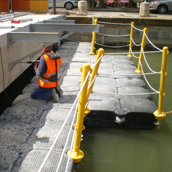 Floating dock - TROYE DUMANOIS - Cubisystem - work / for marinas