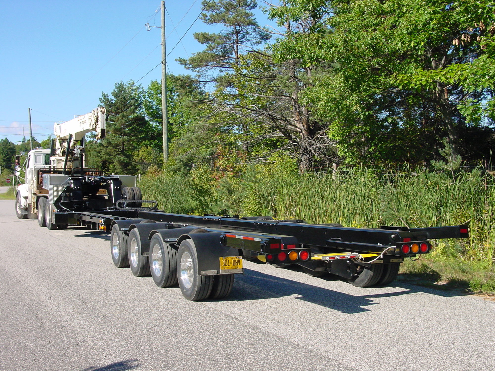Road trailer - YH-30 - Conolift - heavy haul / for boats / hydraulic