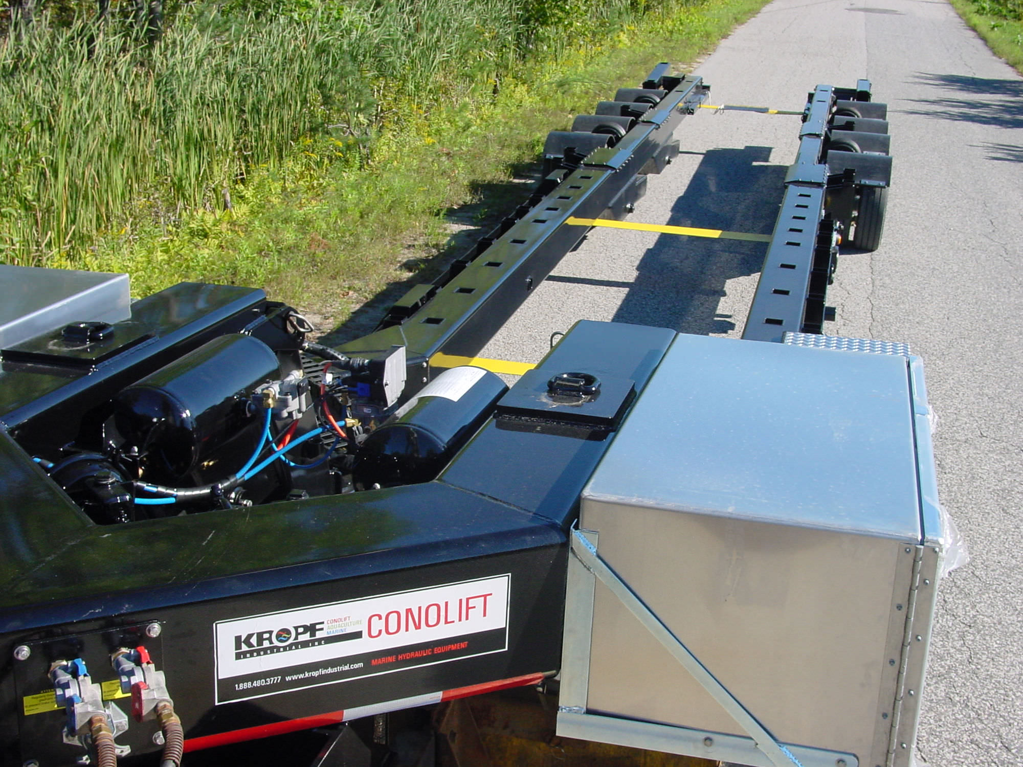 Heavy haul trailer YH30 Conolift for boats / hydraulic