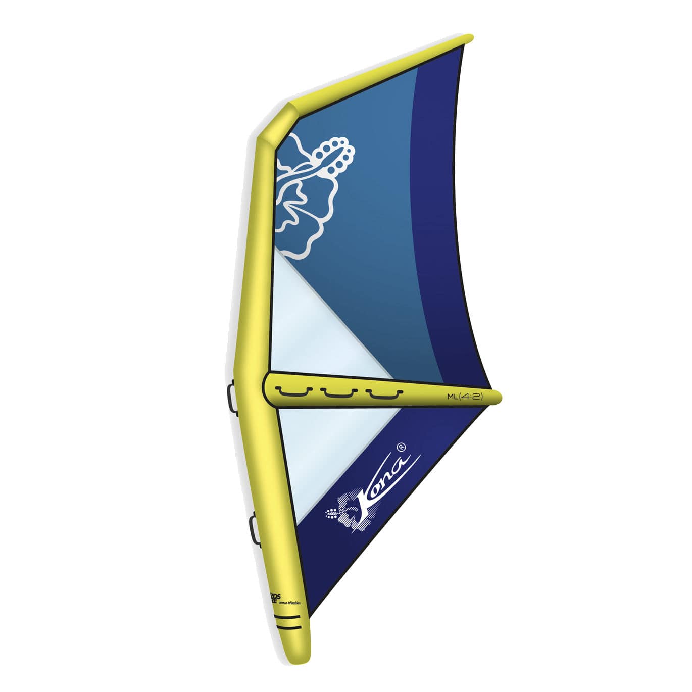 Windsurfing complete rig pack 42 sqm Kona Windsurfing child's