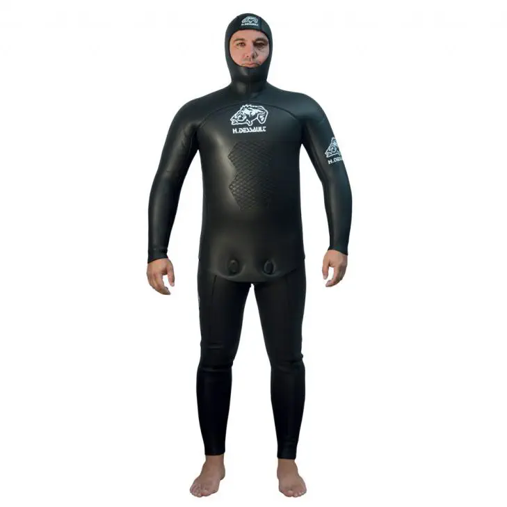 Spearfishing wetsuit - ABYSS 15 - H. Dessault - two-piece / with