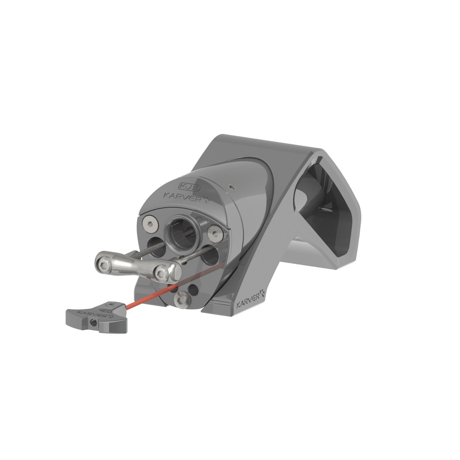 Sailboat rope clutch KJ15 Karver Systems jaw / single / aluminum