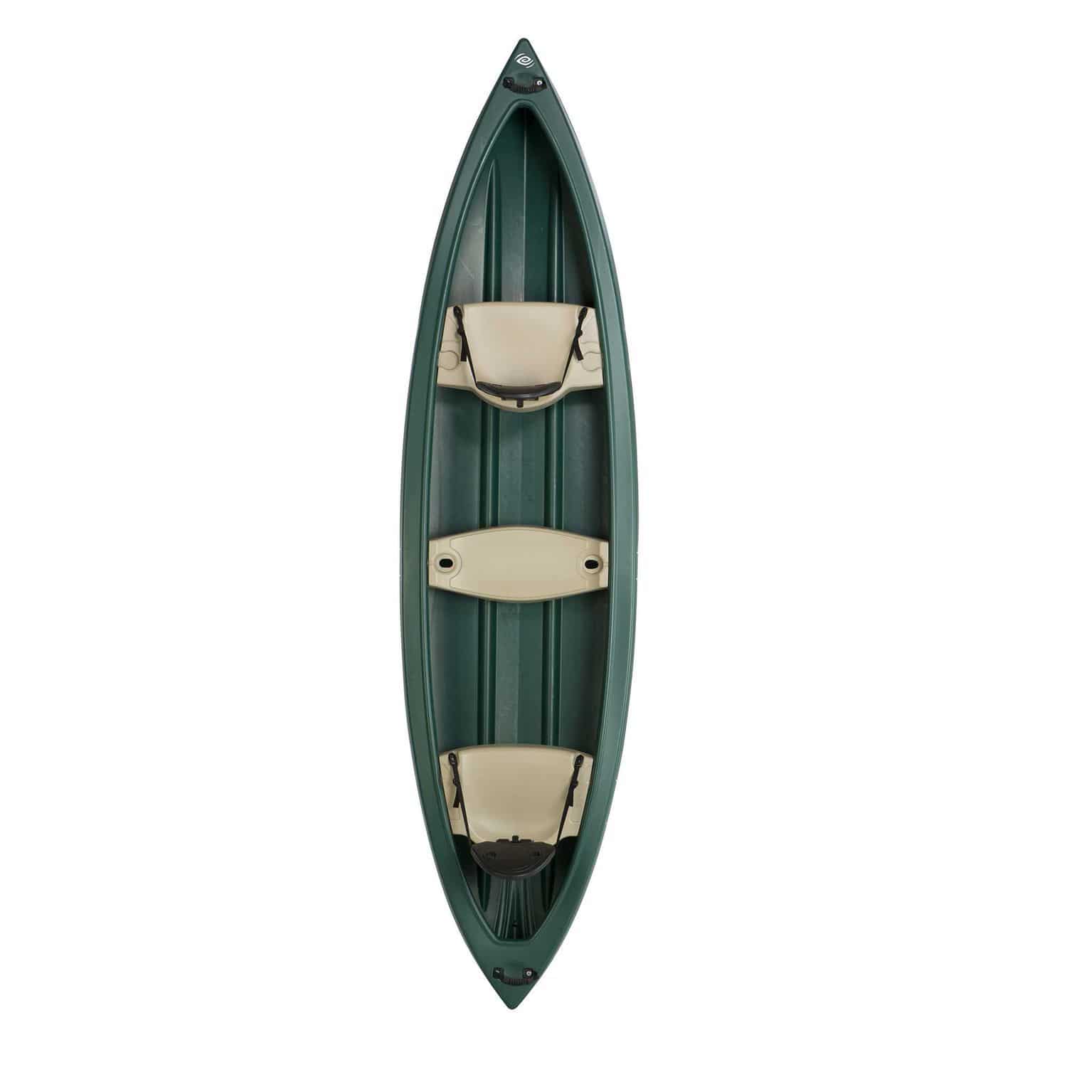 Fishing canoe WASATCH 130 Emotion Kayaks 3person / red / green