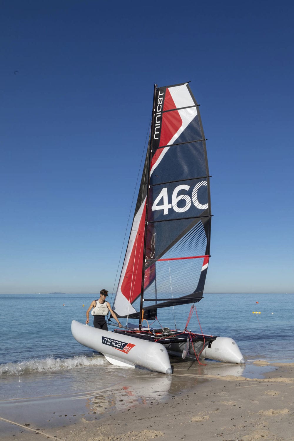Inflatable sport catamaran 460 ESPRIT MiniCat Worldwide single
