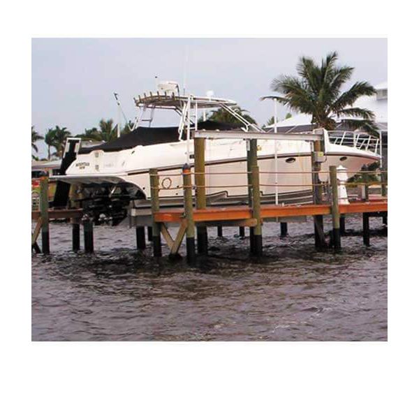 Boat lift SIX POST 20K CAPACITY Boat Hoist USA aluminum