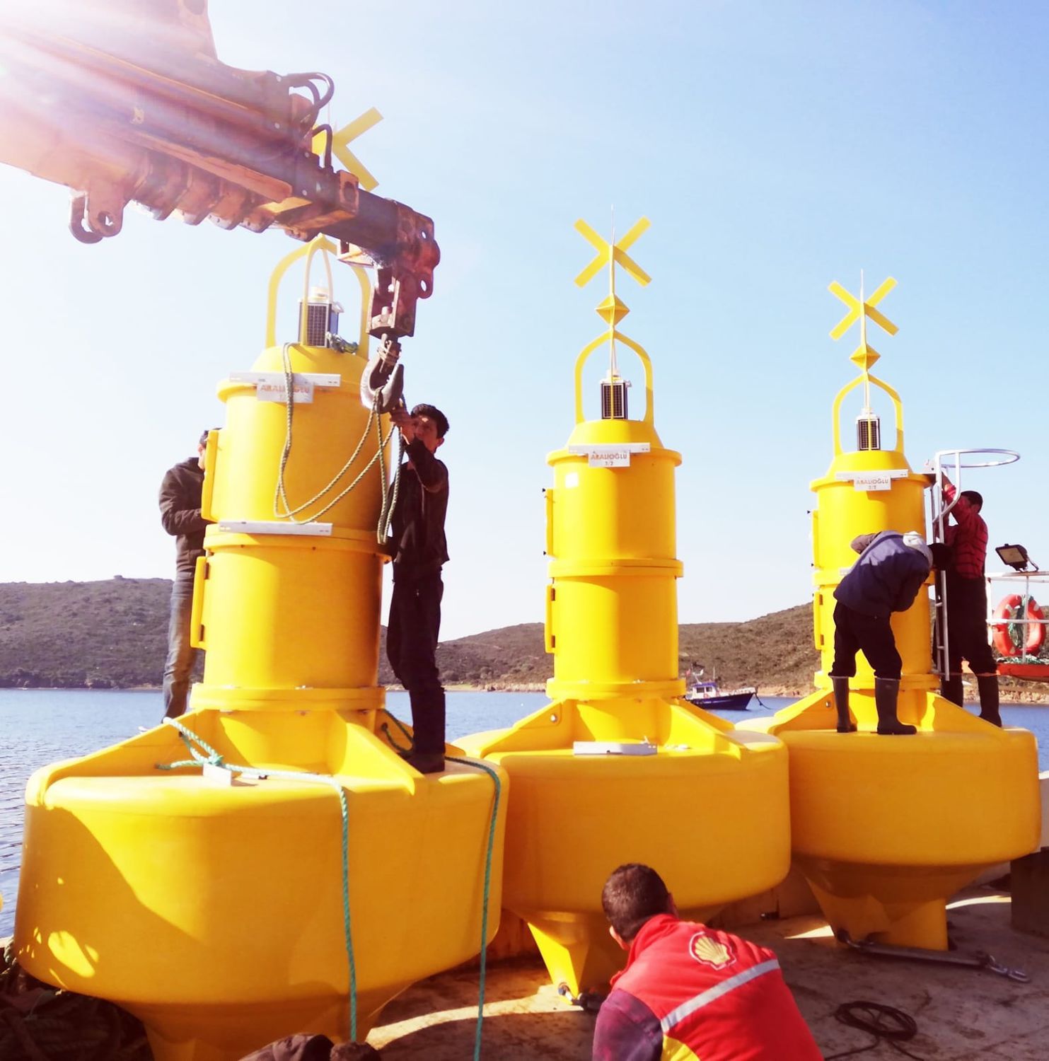 Beacon buoy NAVIGATION Dock Marine Systems for terminals / high