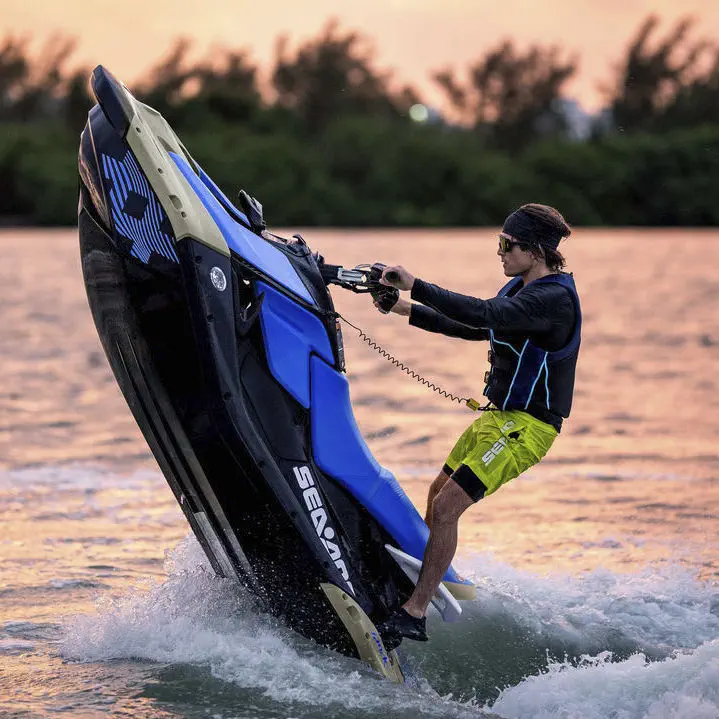 Seated jet-ski - SPARK TRIXX - Sea-doo - solo / three-seater / 90 hp