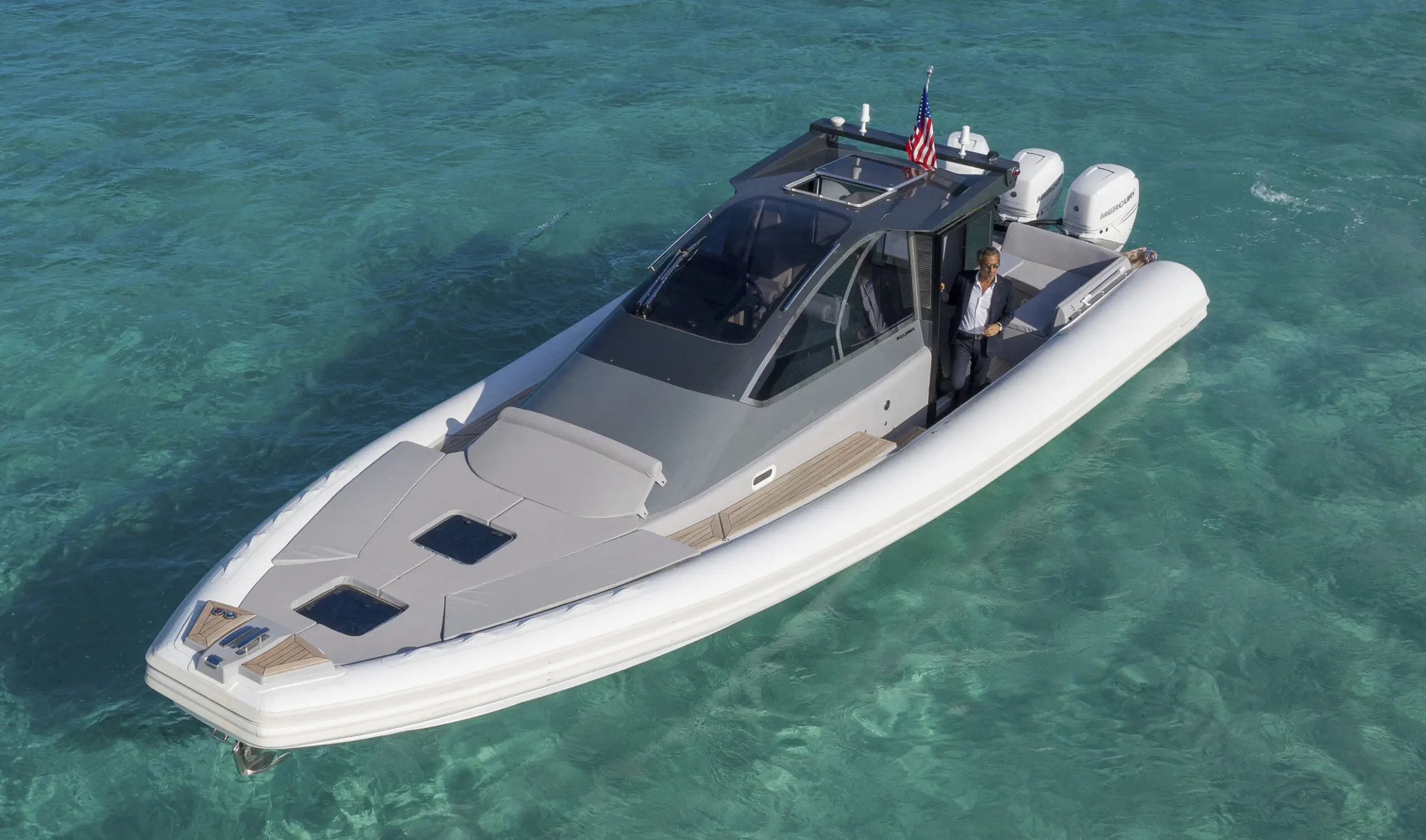 Outboard inflatable boat - Targa 45 - Cantieri Magazzù - triple