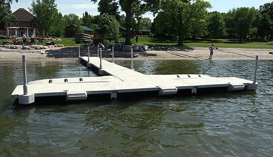 Modular dock - Wave Armor - Hewitt Boats Lifts and Docks - floating ...