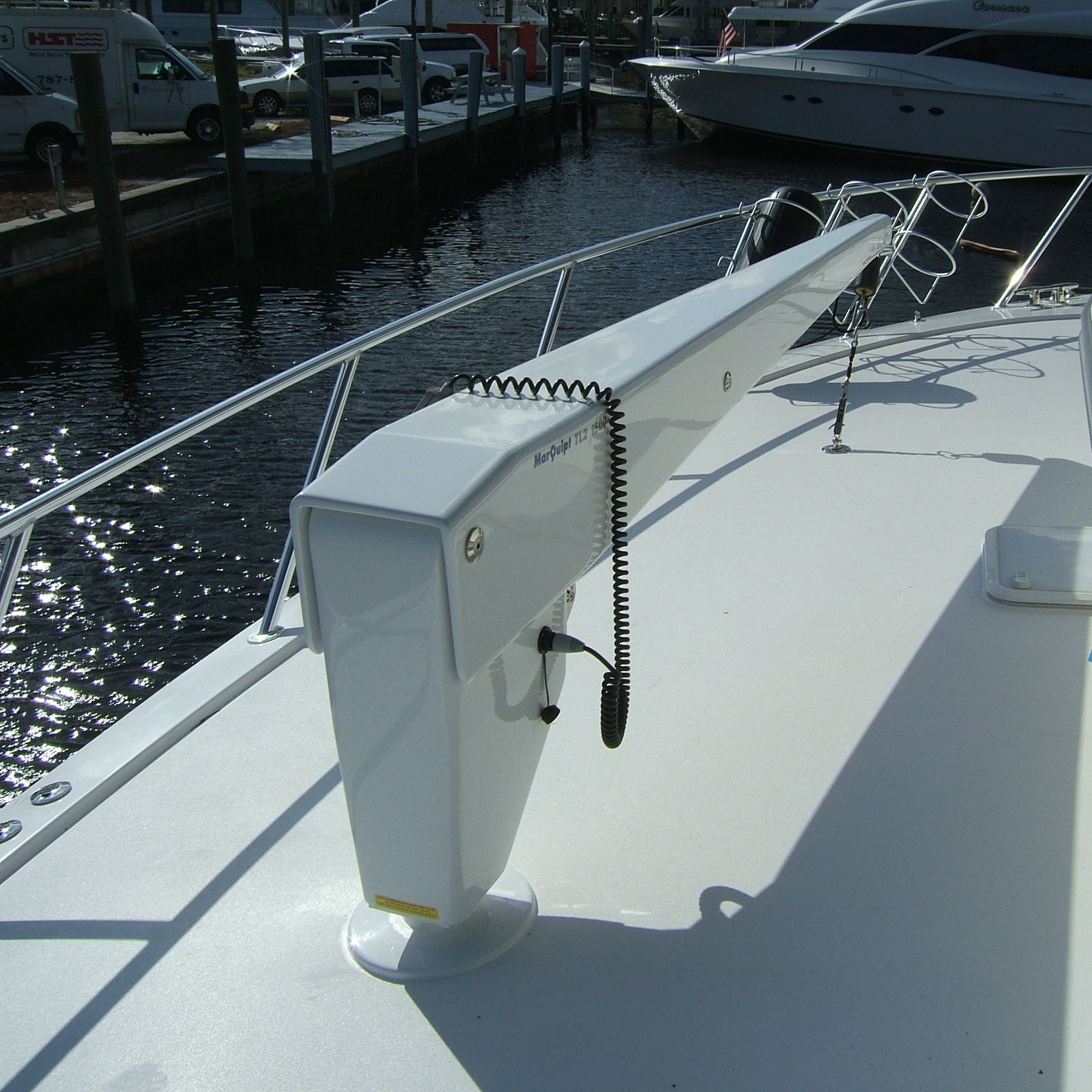 Boat davit Mar Quipt for tenders / hydraulic / rotating
